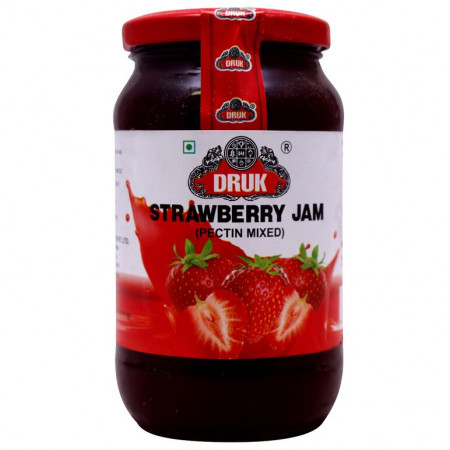 DRUK STRAWBERRY JAM 500GM